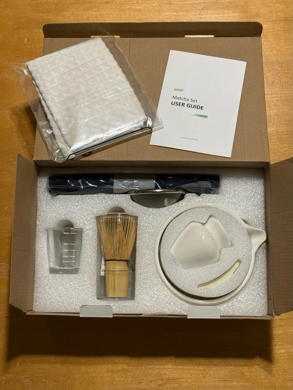 White Ceramic Matcha Tea Kit - Complete Set